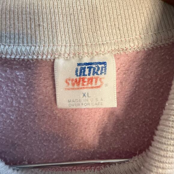 Vintage 1991 San Segal Idaho Sweat Shirt Womens Pink Size XL Ultra Sweats - Picture 5 of 6